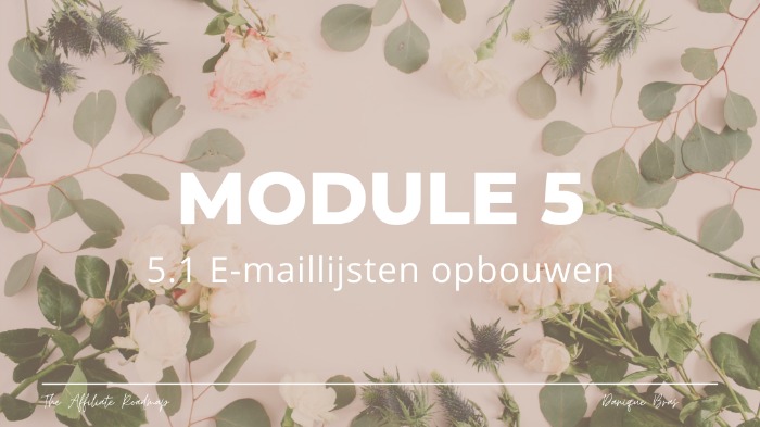 Module 5 affiliate e-mailmarketing